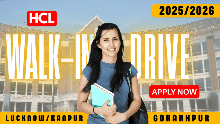 HCLTech Walk-In Drive 2025 – Hiring Freshers For Banking Backend ...